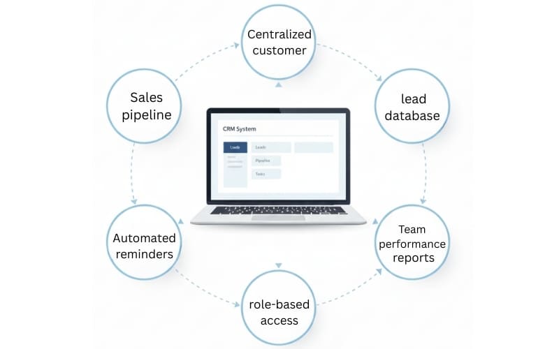 Key features of the best CRM software in Bahadurgarh for managing leads, sales, and customers