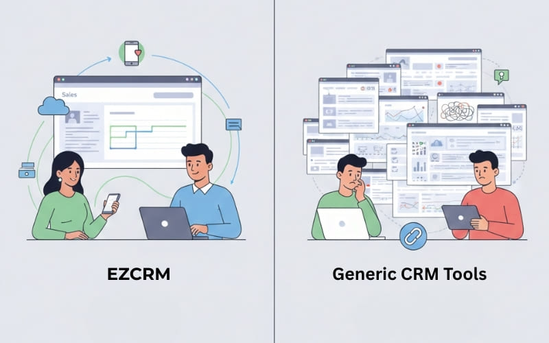 Why EZCRM stands out as the best CRM software in Rohtak for sales, leads, and customer management