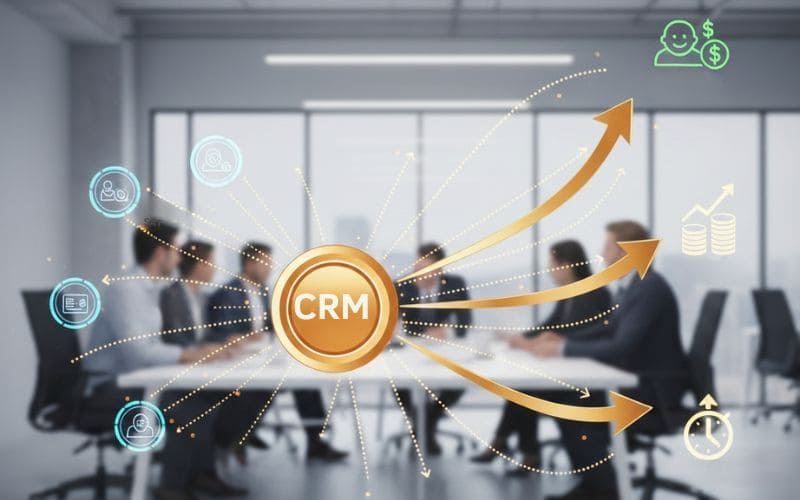 How CRM improves sales performance by streamlining lead management, tracking customer interactions, and boosting team productivity